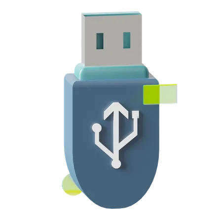 Clé USB  3D Icon