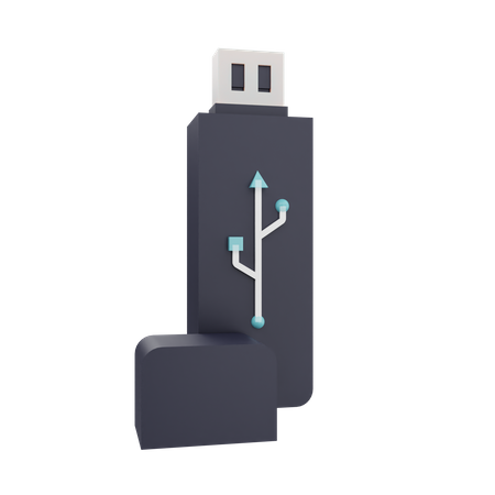 Clé USB  3D Icon