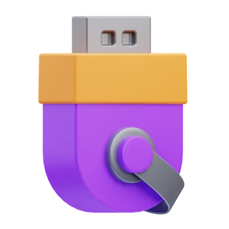 Clé USB  3D Icon