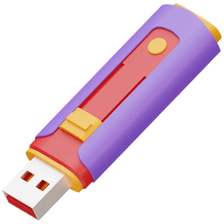 Clé USB  3D Icon