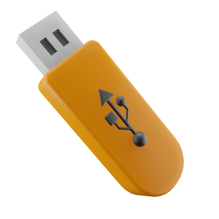 Clé USB  3D Icon