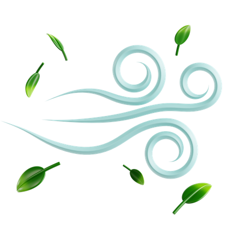 Clean Air  3D Icon