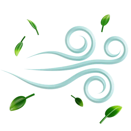 Clean Air  3D Icon