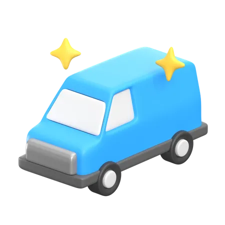 Clean Car  3D Icon