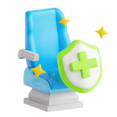 Clean Chair  3D Icon