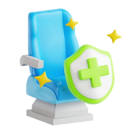Clean Chair  3D Icon