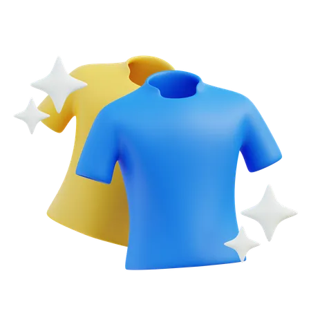 Clean Clothes  3D Icon