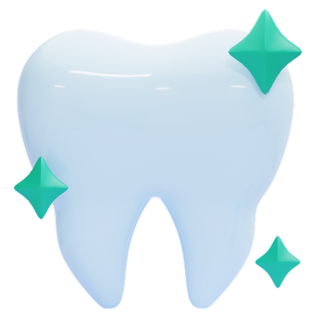 Dent propre  3D Icon