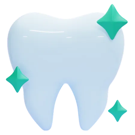 Dent propre  3D Icon