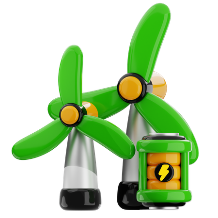 Clean Energy  3D Icon