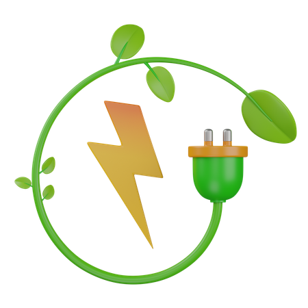 Clean energy  3D Icon