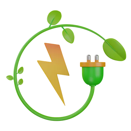 Clean energy  3D Icon