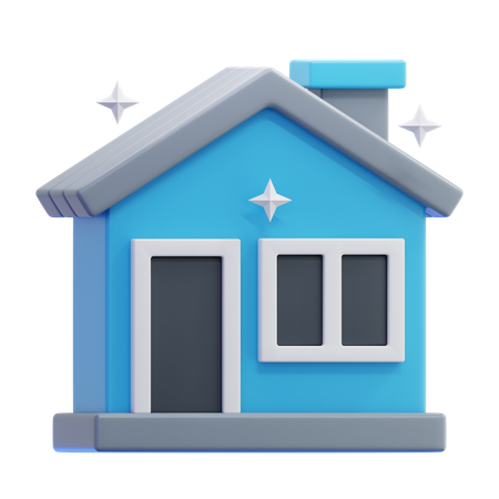 Clean House  3D Icon