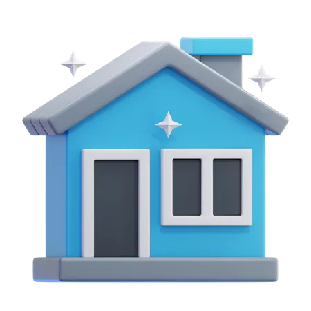 Clean House  3D Icon
