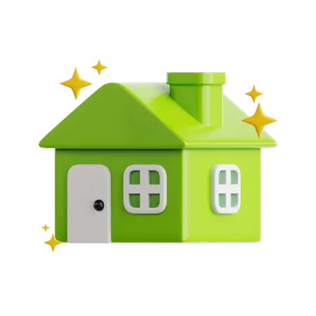 Clean House  3D Icon