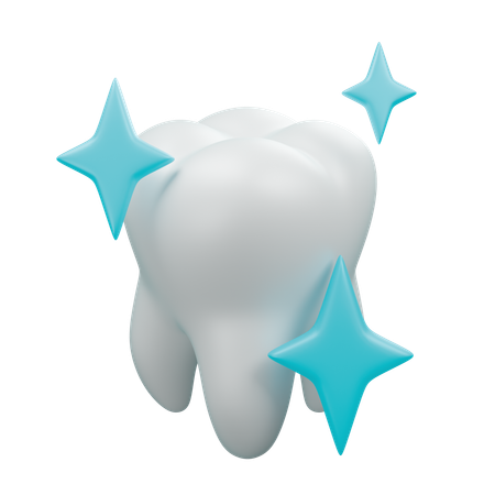 きれいな歯  3D Icon