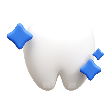 Clean Tooth  3D Icon