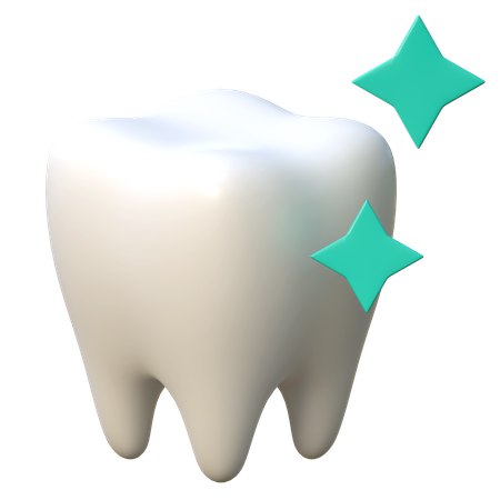 Clean Tooth  3D Icon