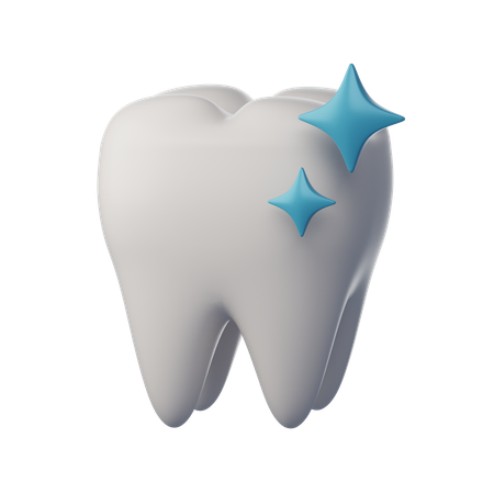 Clean Tooth  3D Icon