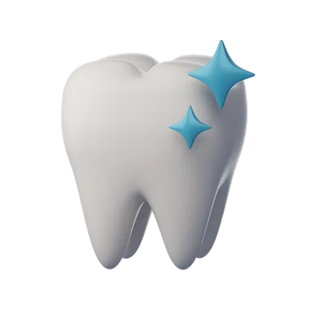 Clean Tooth  3D Icon