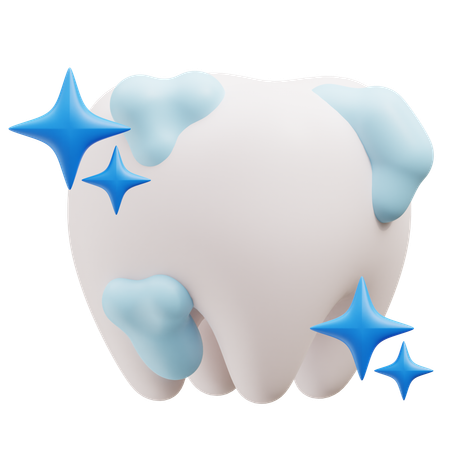 Clean Tooth  3D Icon