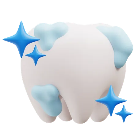 Clean Tooth  3D Icon