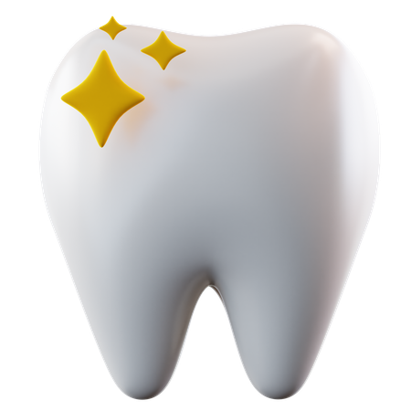 Clean Tooth  3D Icon