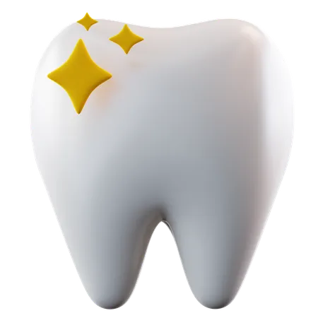 Clean Tooth  3D Icon