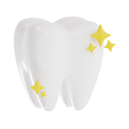 Clean Tooth  3D Icon