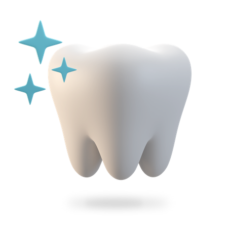 Clean Tooth  3D Icon