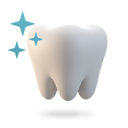 Clean Tooth 3D Illustration