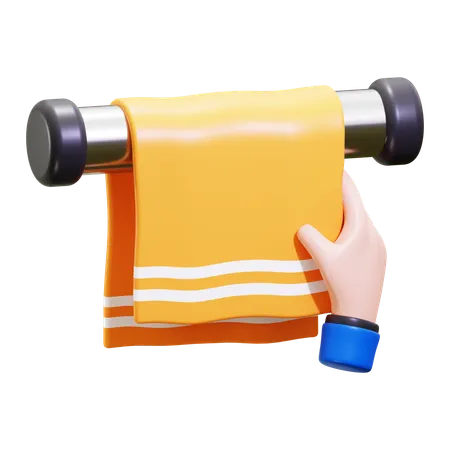 Clean towel  3D Icon