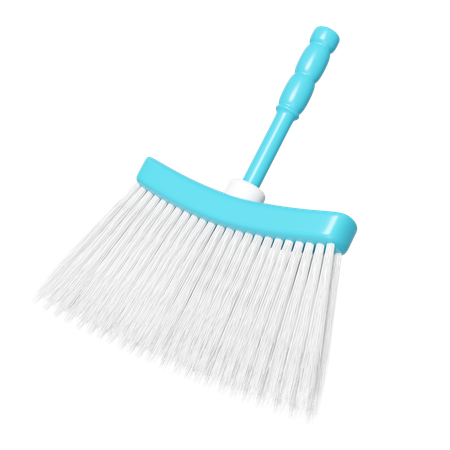 Cleaning Broom  3D Icon