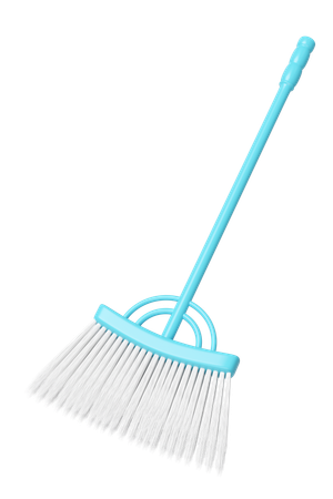 Cleaning Broom  3D Icon