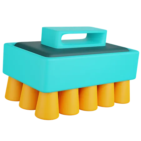 Cleaning Brush  3D Icon
