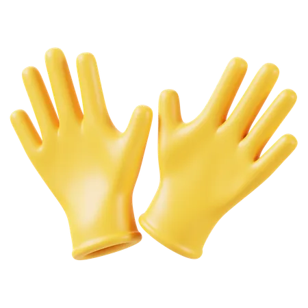 Cleaning Gloves  3D Icon