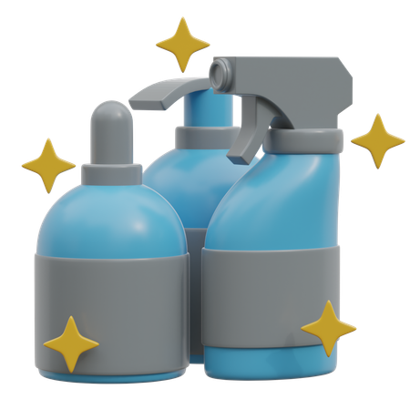Cleaning Products  3D Icon