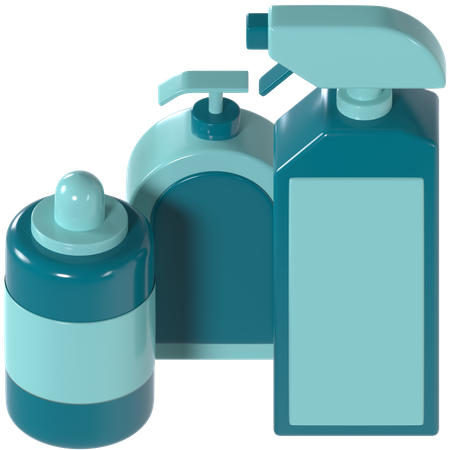 Cleaning Products  3D Icon