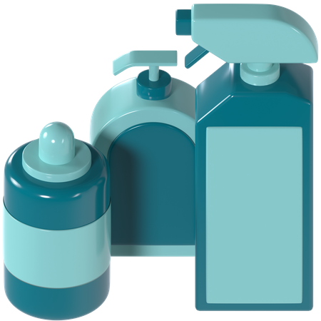 Cleaning Products  3D Icon