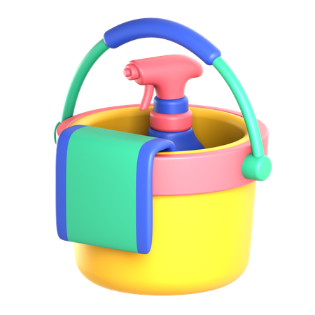 Cleaning Products Chemicals  3D Icon