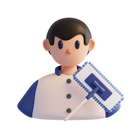 Cleaning Service  3D Icon