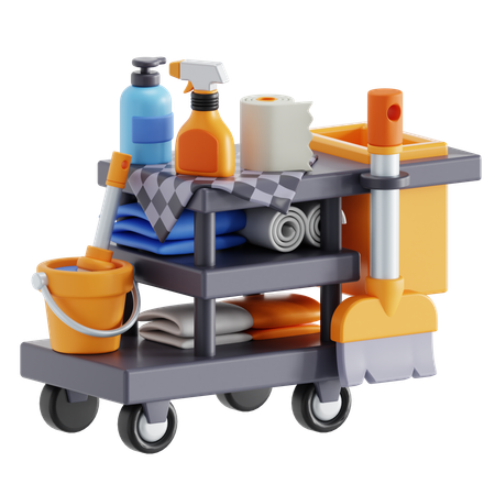 Cleaning service kit  3D Icon