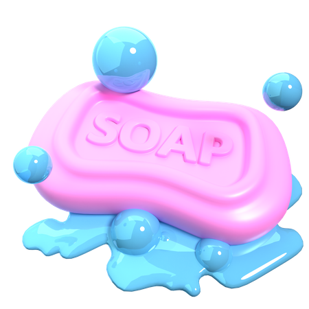 Cleaning Soap  3D Icon