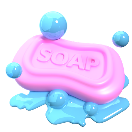 Cleaning Soap  3D Icon