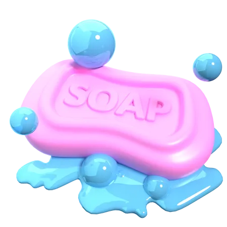Cleaning Soap  3D Icon