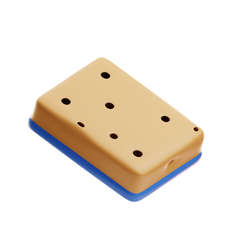 Cleaning Sponge  3D Icon