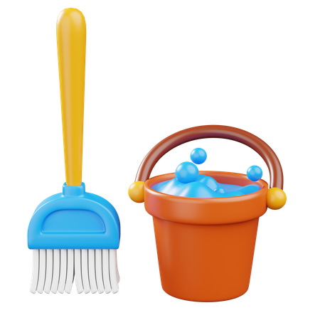 Cleaning Supplies  3D Icon