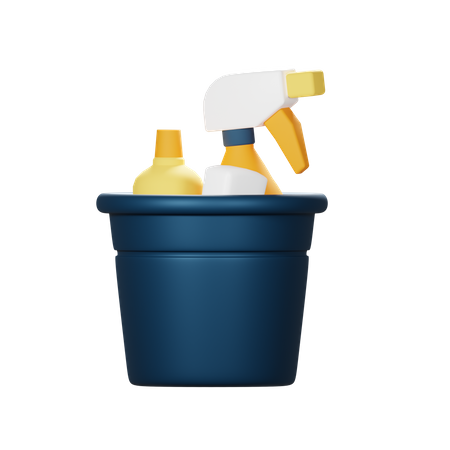 Cleaning Tools 3D Icon