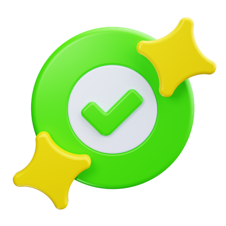 Clear Check  3D Icon