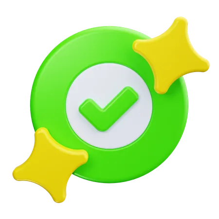 Clear Check  3D Icon